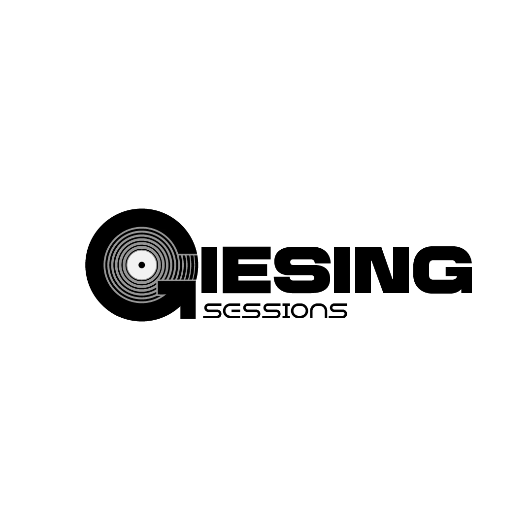 GIESING SESSIONS horizontal logo design