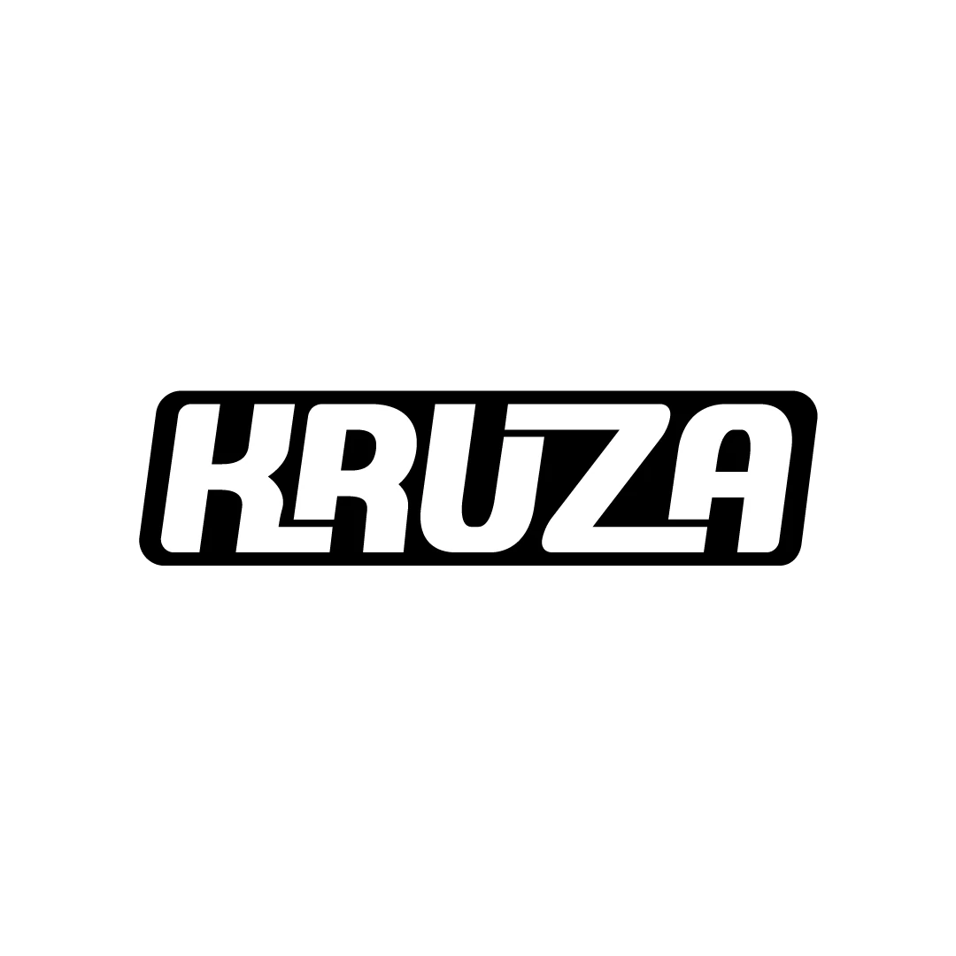 KRUZA primary black and white logo