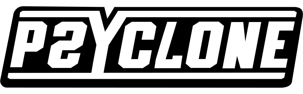 PSYCLONE primary black and white wordmark